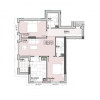 Продажа трехкомнатной квартиры, новый блок, белый вариант, Буюканы, 73,43м2 thumb 4