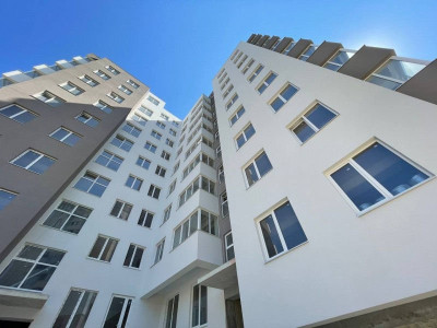 Apartament cu 1 cameră, bloc nou, variantă albă, 45 m², Botanica, Chișinău!
