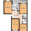Ciocana, apartament cu 4 camere, seria MS, bilateral, de mijloc! thumb 3