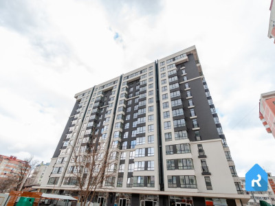 Apartament cu 2 camere și living în bloc nou, 71,50 mp, variantă albă.