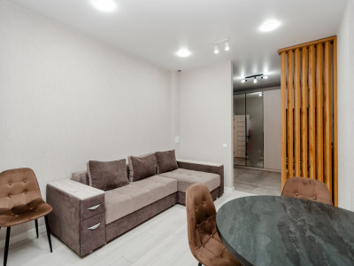 Apartament cu 1 cameră, 59 mp, bloc nou, reparație euro, Buiucani, Chișinău.