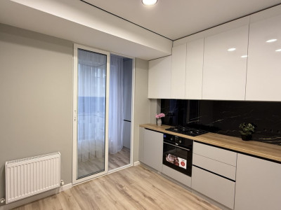 Bloc nou, Ciocana, Mircea cel Batran, apartament cu 2 camere + living.