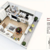 Apartament cu 1 cameră de vânzare, 44,68 mp, Tractorul, Coresi Mall, Brasov. thumb 3