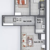 Buiucani. Apartament cu 2 camere, complexul Newton House, str. Ioana Radu. thumb 2