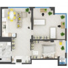 Apartament cu 2 camere + living, Artima 4, Calea Ieșilor, parcul Alunelul. thumb 14