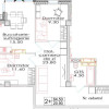 Estate SunRise, Этап II, 2х комнатная квартира с ливингом, 64,5 м². thumb 4