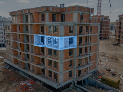 Квартира с 3 комнатами + гостиная и гараж, 121 м², Ботаника, ЖК Satul German.