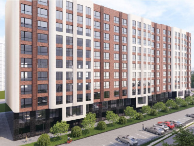 Квартира с 2 комнатами + гостиная + 2 балкона, 83 м², Чеканы.