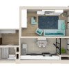 Однокомнатная квартира в ЖК FAMILY RESIDENCE, Ботанический сад! thumb 3