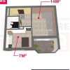 Apartament de vânzare cu 1 cameră, seria MS, Ciocana, Mircea cel Batran, thumb 6