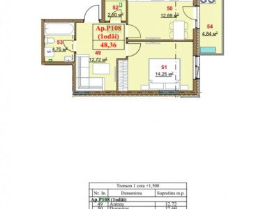 Apartament în rate de la dezvoltator! Durlești Residence, 1 cameră, 46,73 mp.