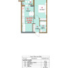 Apartament în rate de la dezvoltator! Durlești Residence, 1 cameră, 42,13 mp. thumb 2