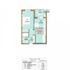 Apartament în rate de la dezvoltator! Durlești Residence, 1 cameră, 43,31 mp. thumb 2