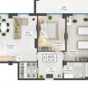De vânzare apartament 2 camere si living – Centru, N. Testemițanu, Inamstro. thumb 2