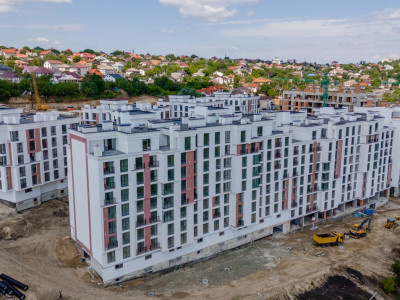 Apartament cu 2 camere, 54 mp, variantă albă, ExFactor, Codru.