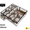 Apartament cu 2 camere + living, bloc nou, Poșta Veche, Ecovzor. thumb 2