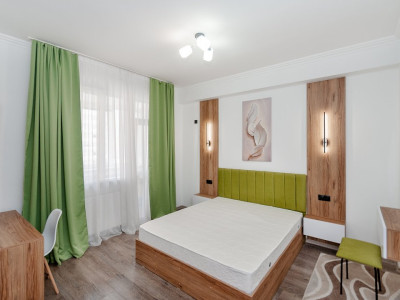Chirie apartament cu 1 cameră și living în bloc nou! Centru – str. Testemițanu.