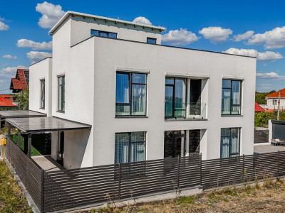 Casă în stil Hi-Tech, Durlești, str. Nicolae Dimo, 210 mp + 3 ari.