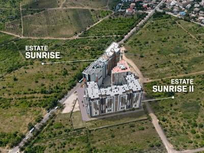 Apartament cu 2 camere și living, 67,7 mp, Estate SunRise, Etapa II.