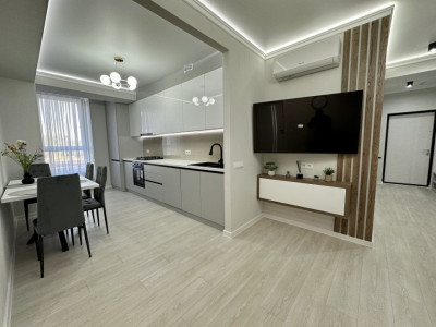 Apartament cu 2 camere + living, Telecentru, str. Ialoveni, Sun Rise I. 