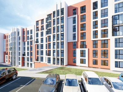 Apartament cu 2 camere + living, variantă albă, ExFactor.