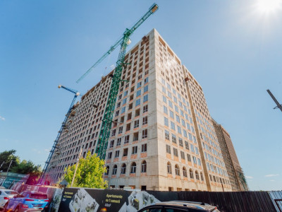 Apartament cu 1 camera si living în complexul City Gardens, Riscani