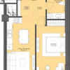 Apartament cu 1 cameră si living în complexul City Gardens, Râșcani. thumb 4