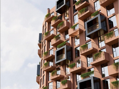 În rate pe 6 ani! Bosco Residenza, 1 cameră+living, 66 mp, Bl. 5.