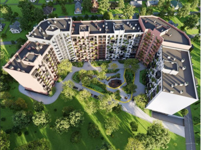 Bosco Residenza, 2 camere+living, 70,24 mp, Bl. 3. Achitare în rate!