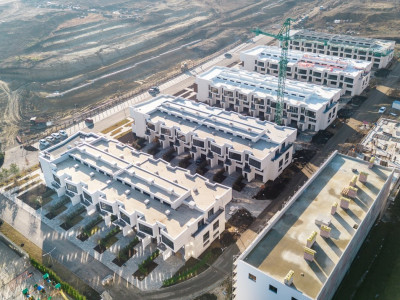 Hora Village, продается 1 комнатная квартира в белом варианте, 36 м², Буюканы.