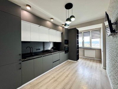 Ion Buzdugan, ExFactor, apartament modern cu 1 cameră+living. Panoramă superbă!