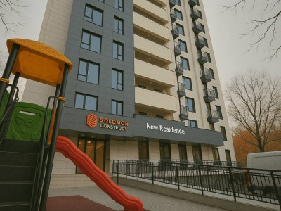 Solomon-New Residence, dat în exploatare, apartament cu 2 camere, variantă albă