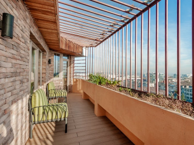 Penthouse cu terasa în centrul de sus a orașului Chisinau
