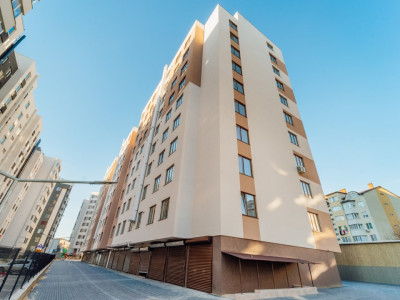 GarantCons! Durlești, str. Cartușa, 2 camere + terasă + living, bloc nou!