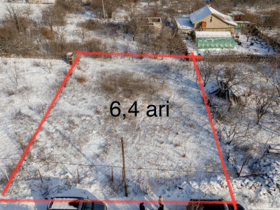 Teren de vânzare în zona vile Bubuieci – 6,40 ari