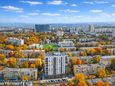 Varincom, ул. Николае Димо, Рышкановка — 1-комнатная квартира, белый вариант