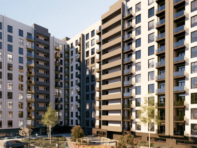 Apartament cu 1 cameră + living, MRK Residence, Durlești 