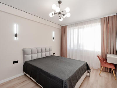 Basconlux.Apartament modern cu 2 camere+living, Ciocana, bd. Mircea cel Batran.