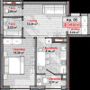 Apartament cu 1 dormitor si living, cu podele calde Smart Home, Lagmar, Riscani. thumb 1