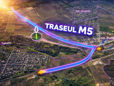 Vânzare teren agricol situat în Tohatin, traseul M5!