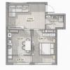 Vânzare apartament cu 1 cameră + living în complexul Solaris. thumb 2
