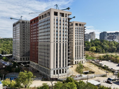 Apartament cu 2 camere+living, City Gardens, bd. Renașterii Naționale, Râșcani.