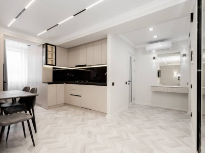 Bloc Nou, Durlești, str. Nicolae Dimo, 1 cameră + living, reparație euro.