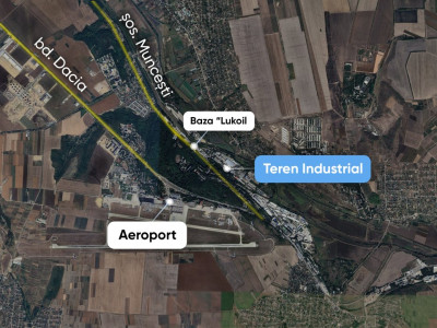 Продается промышленный участок – Ботаника, Мунчештском шоссе, район Аэропорта.